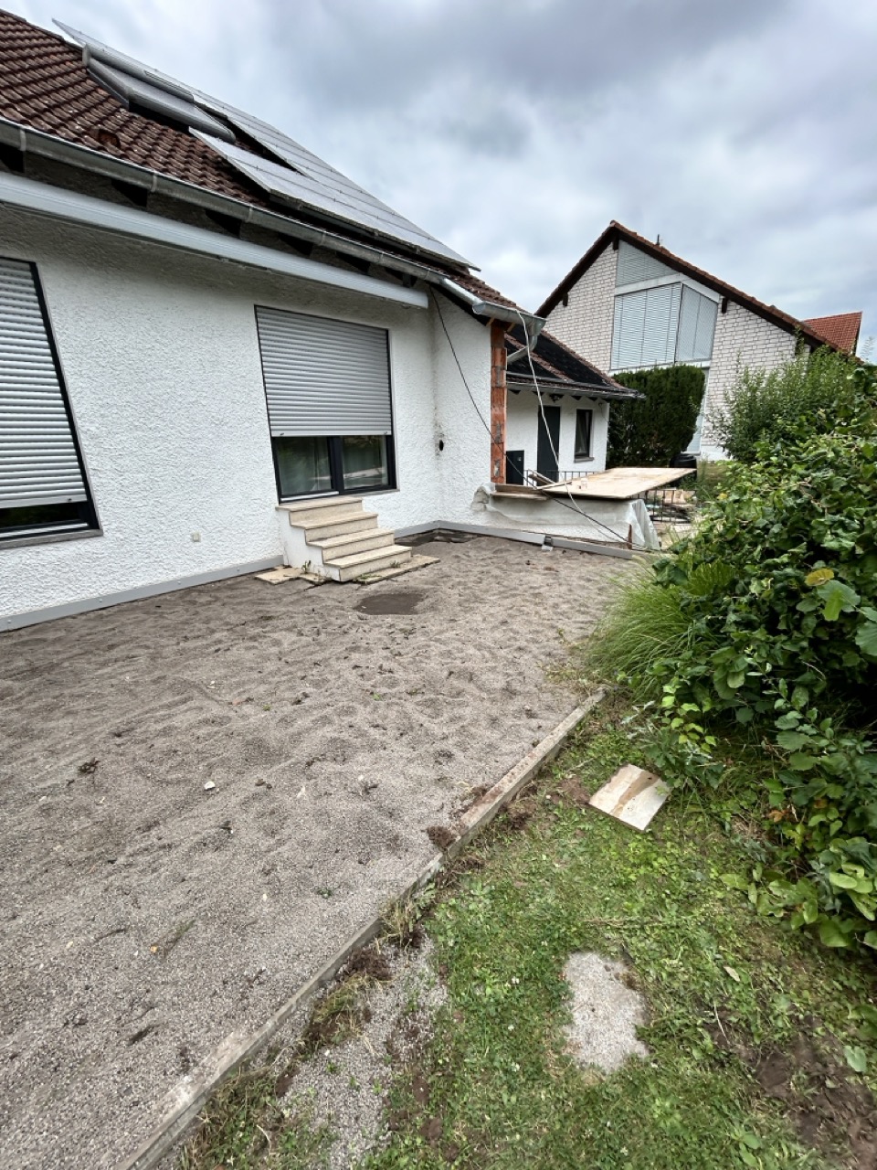 Wohnbau Kraus EFH Poolsanierung, Neugestaltung Außenanlagen Vorher 9